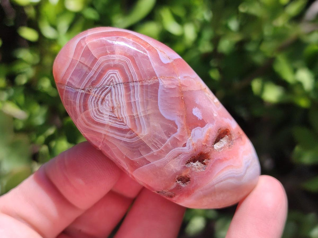 Polished Red Shashe River Agate Galets x 12 From Shashe River, Zimbabwe