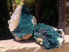 Natural Crystalline Malachite Specimens x 3 From Tenke Fungurume, Congo