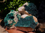 Natural Crystalline Malachite Specimens x 3 From Tenke Fungurume, Congo