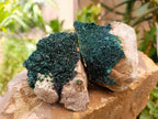 Natural Crystalline Malachite Specimens x 3 From Tenke Fungurume, Congo