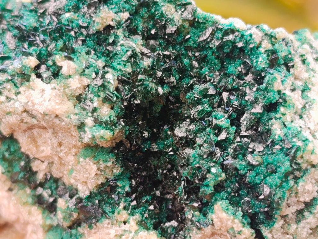 Natural Crystalline Malachite Specimens x 3 From Tenke Fungurume, Congo