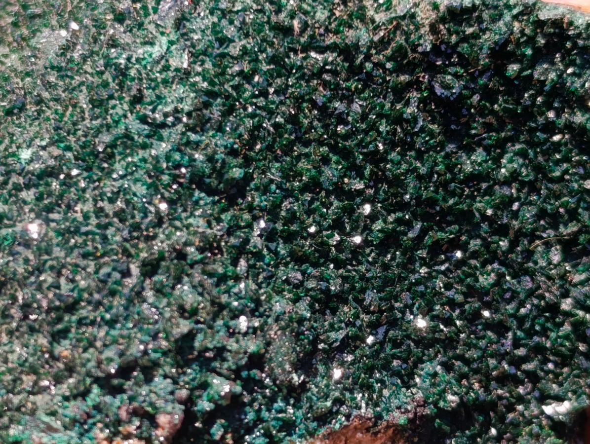 Natural Crystalline Malachite Specimens x 3 From Tenke Fungurume, Congo