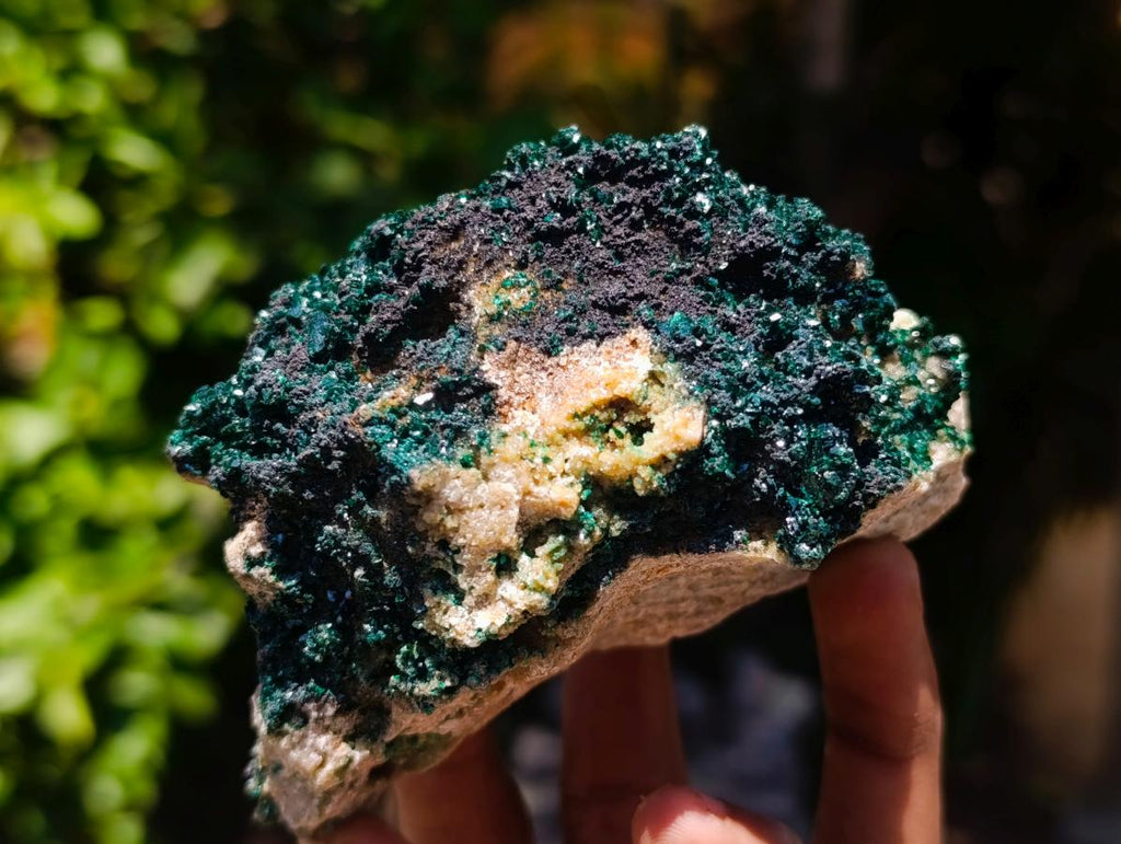 Natural Crystalline Malachite Specimens x 3 From Tenke Fungurume, Congo