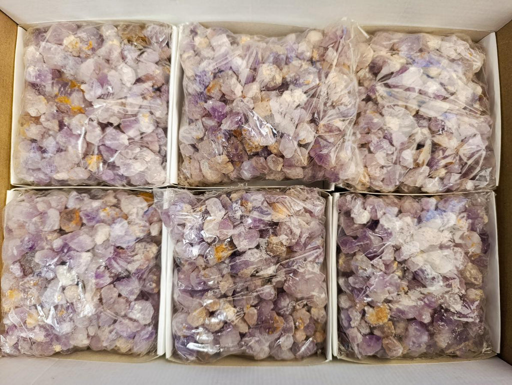 Natural Mini Lilac Amethyst Crystals x 6 Kg Lot From Madagascar