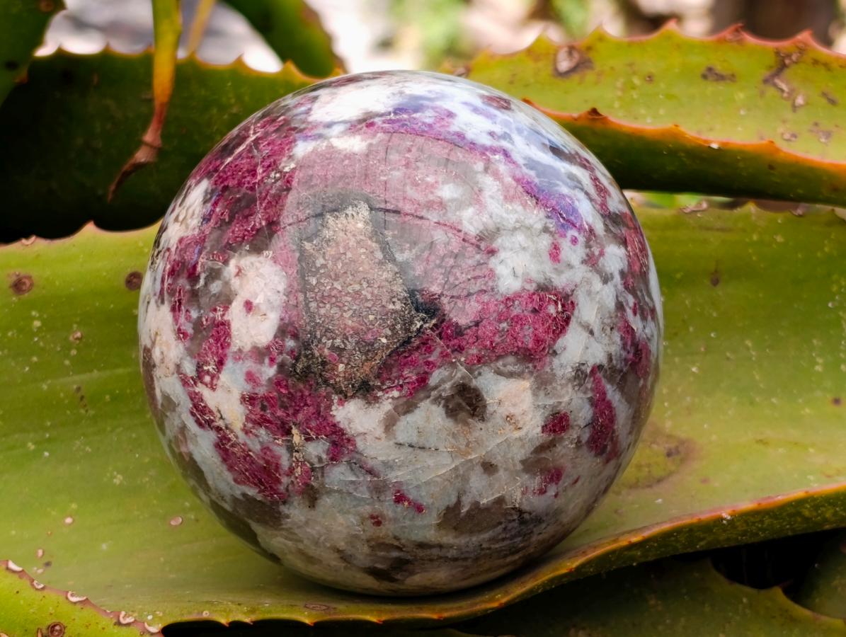 Polished Rubellite Pink Tourmaline Spheres x 5 From Ambatondrazaka, Madagascar