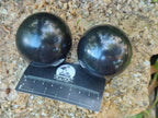 Polished Black Basalt Spheres x 11 From Madagascar - Toprock Gemstones and Minerals 