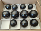 Polished Black Basalt Spheres x 11 From Madagascar - Toprock Gemstones and Minerals 