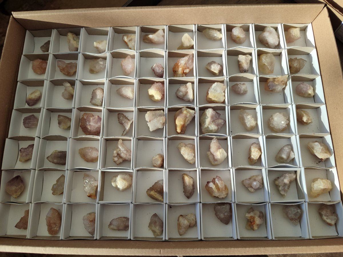 Natural White Spirit Quartz Crystals x 70 From Boekenhouthoek, South Africa - Toprock Gemstones and Minerals 