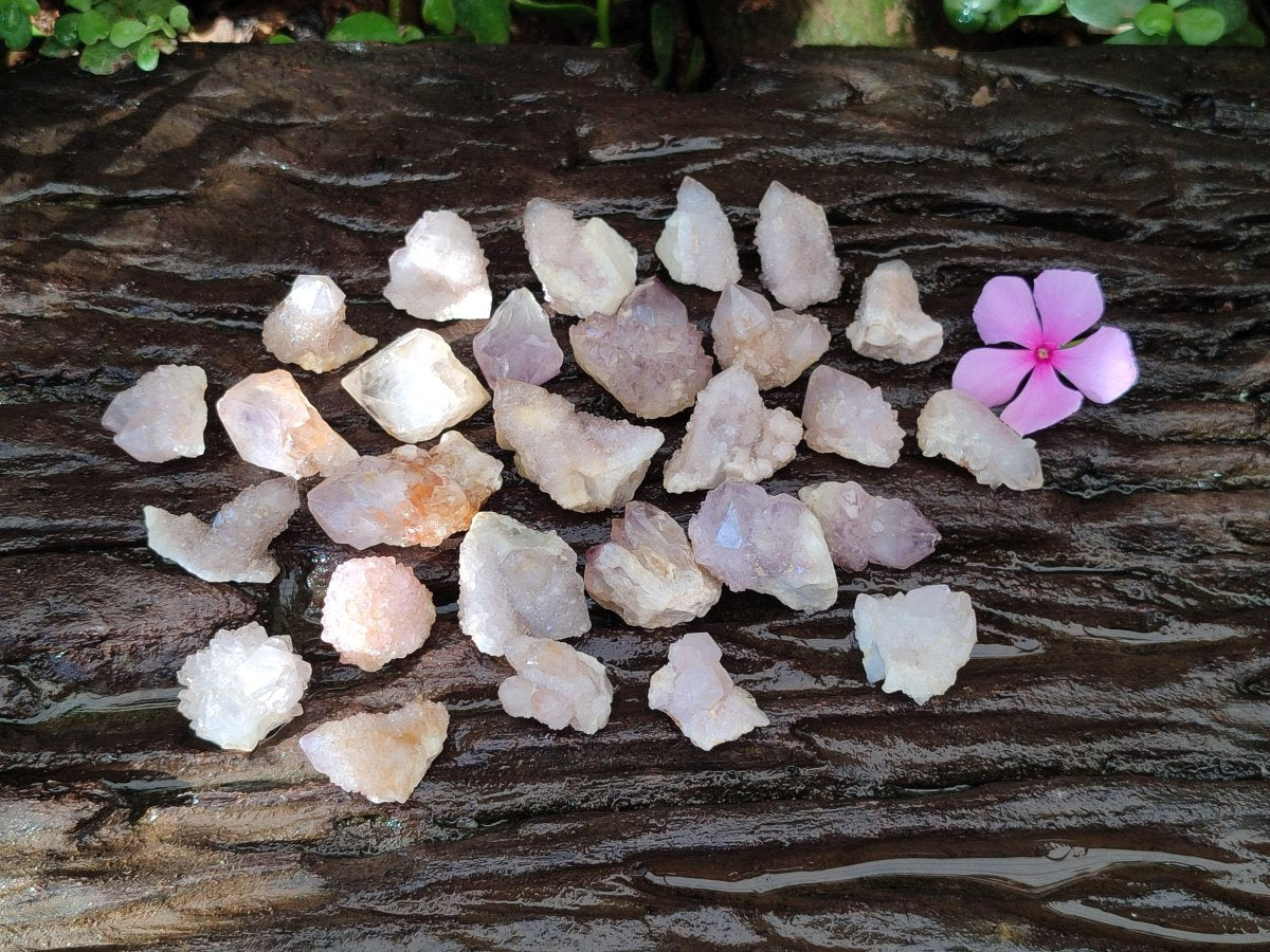 Natural White Spirit Quartz Crystals x 70 From Boekenhouthoek, South Africa - Toprock Gemstones and Minerals 