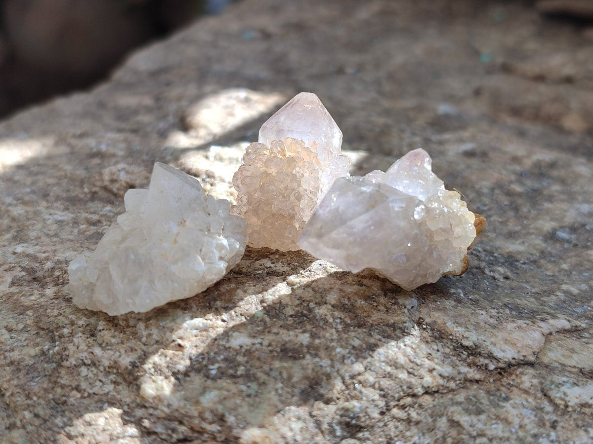 Natural White Spirit Quartz Crystals x 70 From Boekenhouthoek, South Africa - Toprock Gemstones and Minerals 