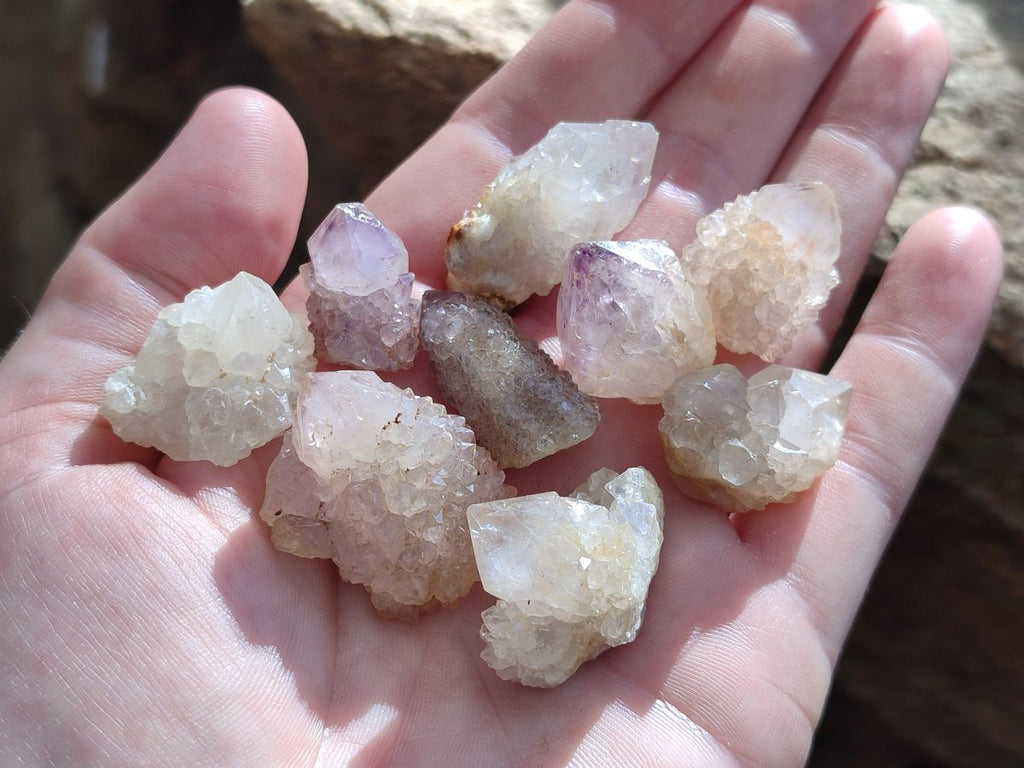 Natural White Spirit Quartz Crystals x 70 From Boekenhouthoek, South Africa - Toprock Gemstones and Minerals 