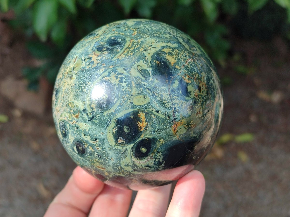 Polished Stromatolite Spheres x 4 From Katsepy, Madagascar - Toprock Gemstones and Minerals 