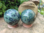 Polished Stromatolite Spheres x 4 From Katsepy, Madagascar - Toprock Gemstones and Minerals 