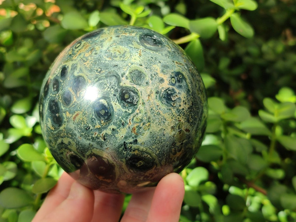 Polished Stromatolite Spheres x 4 From Katsepy, Madagascar - Toprock Gemstones and Minerals 