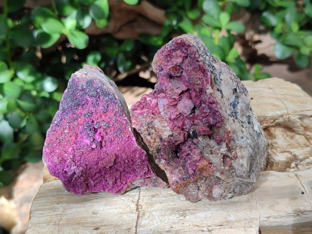 Natural Salrose Cobaltoan Dolomite Specimens x 6 From Kakanda, Congo - Toprock Gemstones and Minerals 