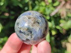 Polished Blue Iolite "Water Sapphire" Spheres x 15 From Madagascar - Toprock Gemstones and Minerals 