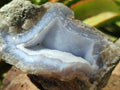 Natural Blue Lace Agate Geode Specimens x 12 From Nsanje, Malawi - Toprock Gemstones and Minerals 