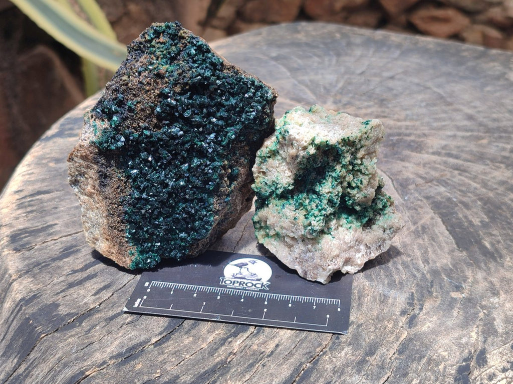 Natural Crystalline Malachite Specimens x 3 From Tenke Fungurume, Congo - Toprock Gemstones and Minerals 