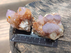 Natural Amethyst and Ametrine Spirit Clusters x 6 From Boekenhouthoek, South Africa