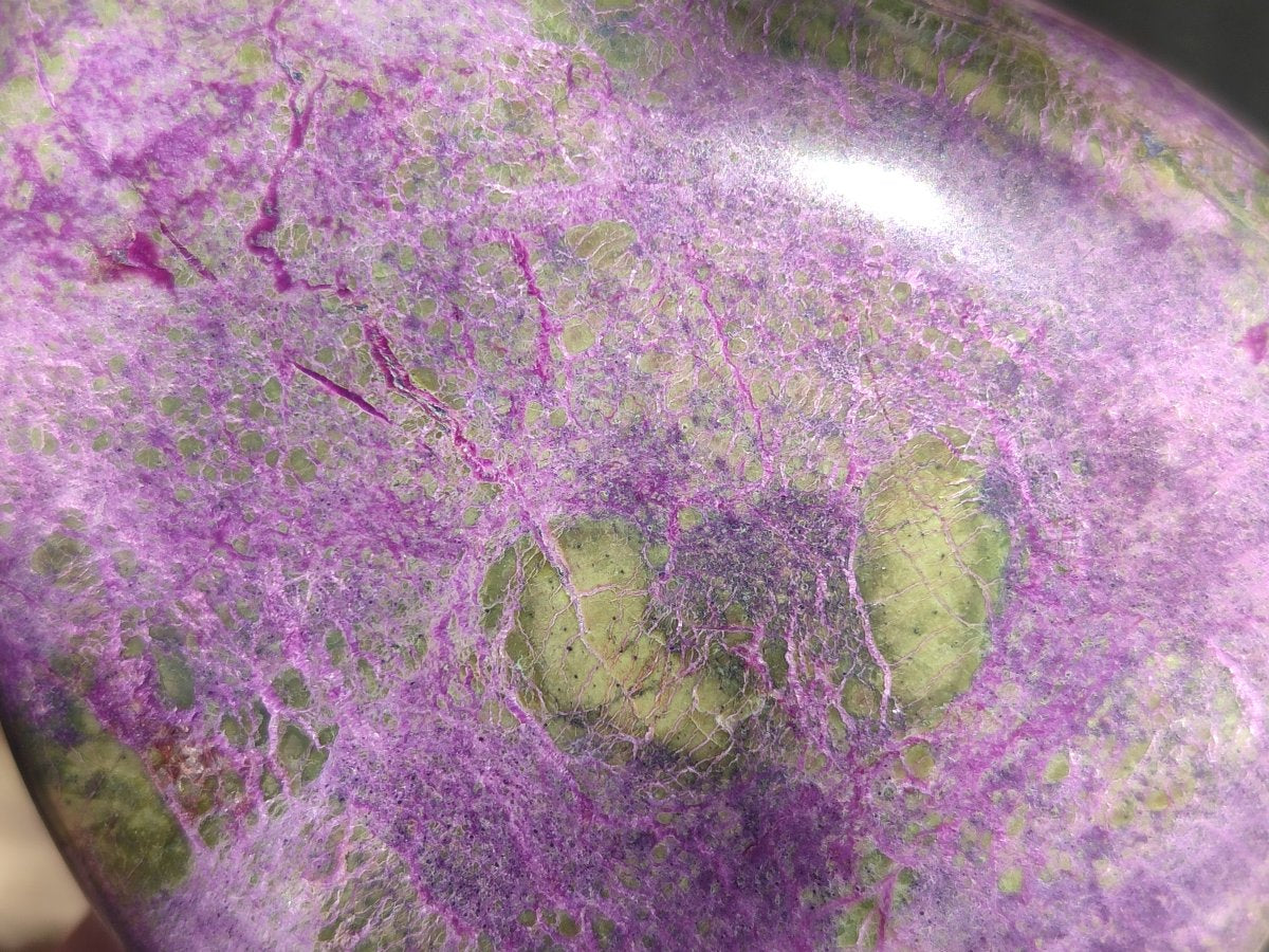 Polished Stichtite Standing Free Forms x 3 From Barberton, South Africa