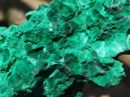 Natural Silky Malachite Specimens x 6 From Kasompe, Congo