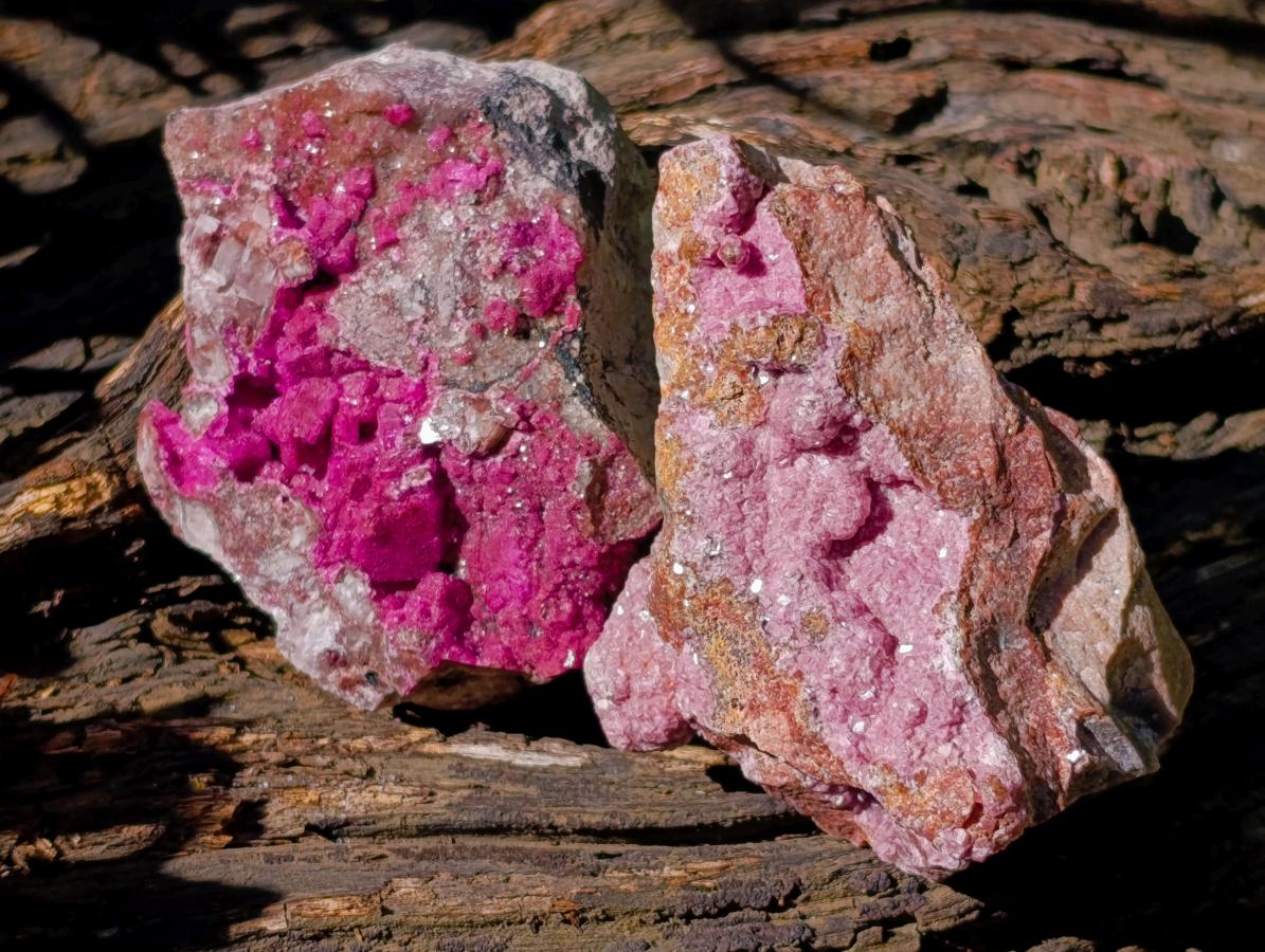 Natural Salrose Cobaltoan Dolomite Specimens x 12 From Kakanda, Congo - Toprock Gemstones and Minerals 