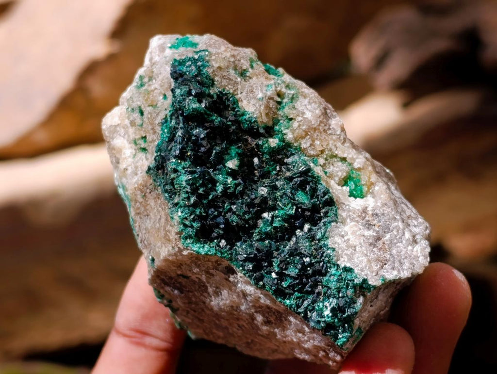 Natural Crystalline Malachite Specimens x 6 From Tenke Fungurume, Congo - Toprock Gemstones and Minerals 