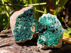 Natural Crystalline Malachite Specimens x 6 From Tenke Fungurume, Congo - Toprock Gemstones and Minerals 