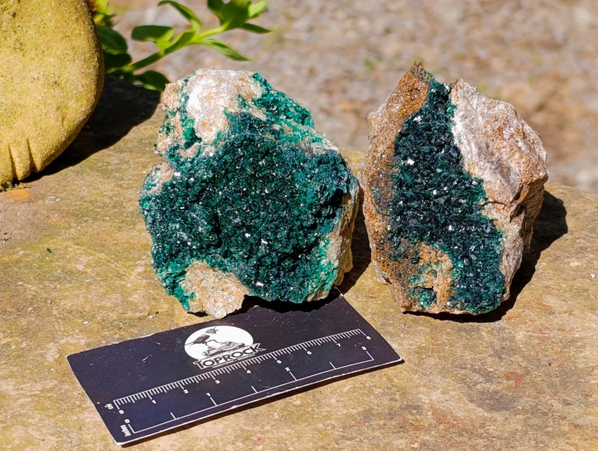 Natural Crystalline Malachite Specimens x 6 From Tenke Fungurume, Congo - Toprock Gemstones and Minerals 