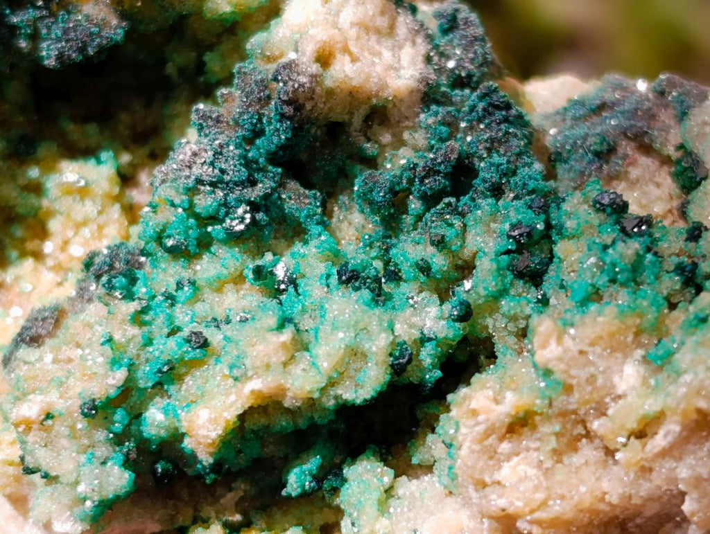 Natural Crystalline Malachite Specimens x 6 From Tenke Fungurume, Congo - Toprock Gemstones and Minerals 