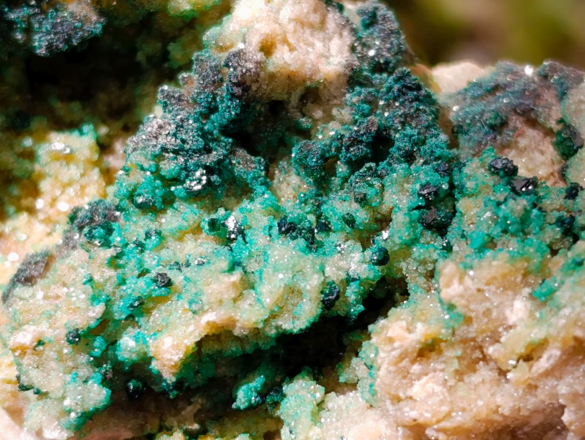 Natural Crystalline Malachite Specimens x 6 From Tenke Fungurume, Congo - Toprock Gemstones and Minerals 