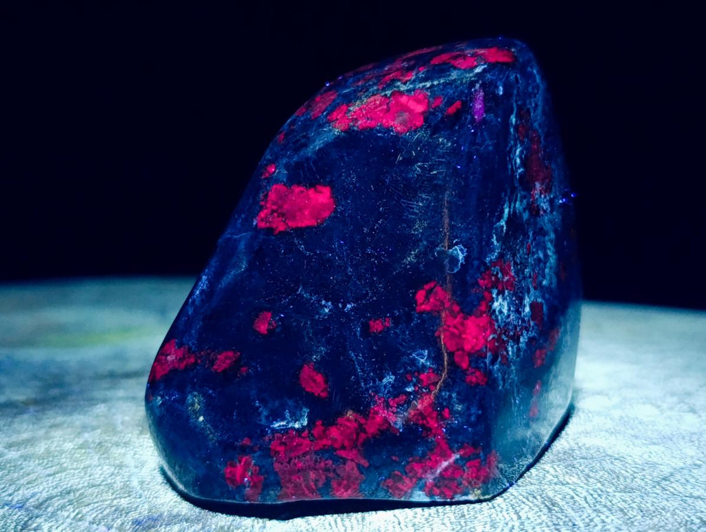 Polished Ruby Corundum In Chrome Verdite Standing Free Forms x 6 From Mutoko, Zimbabwe