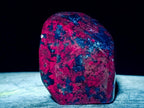 Polished Ruby Corundum In Chrome Verdite Standing Free Forms x 6 From Mutoko, Zimbabwe