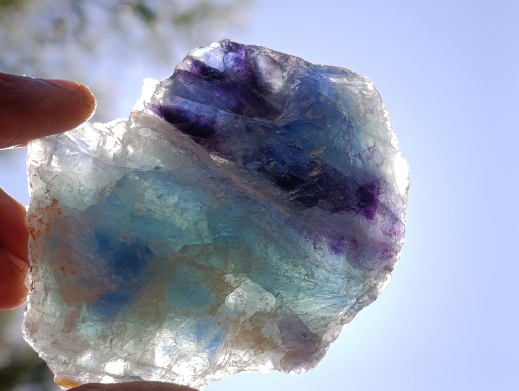 Natural Watermelon Fluorite Cobbed Specimens x 12 From Uis, Namibia