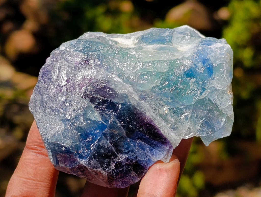 Natural Watermelon Fluorite Cobbed Specimens x 12 From Uis, Namibia