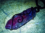 Hand Made Sodalite Copper Wire Wrapped Stone Necklaces x 12 From Namibia - Toprock Gemstones and Minerals 