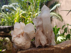 Natural Mixed Quartz Crystal Clusters x 3 From Madagascar - Toprock Gemstones and Minerals 