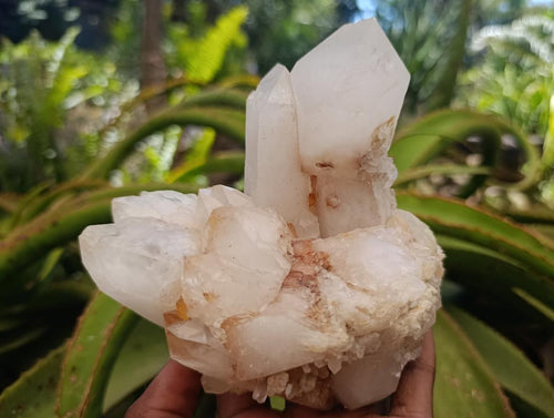 Natural Mixed Quartz Crystal Clusters x 3 From Madagascar - Toprock Gemstones and Minerals 