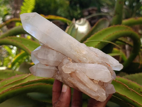 Natural Mixed Quartz Crystal Clusters x 3 From Madagascar - Toprock Gemstones and Minerals 