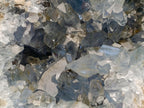 Natural Blue Celestite Cluster Specimens x 2 From Sakoany, Madagascar - Toprock Gemstones and Minerals 