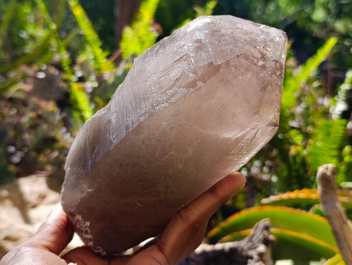 Natural Smokey Quartz Crystals x 2 From Mulanje, Malawi