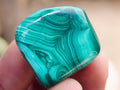 Polished Flower Banded Malachite Free Forms x 70 From Congo