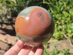Polished Polychrome Jasper Spheres x 3 From NW Coast, Madagascar - Toprock Gemstones and Minerals 