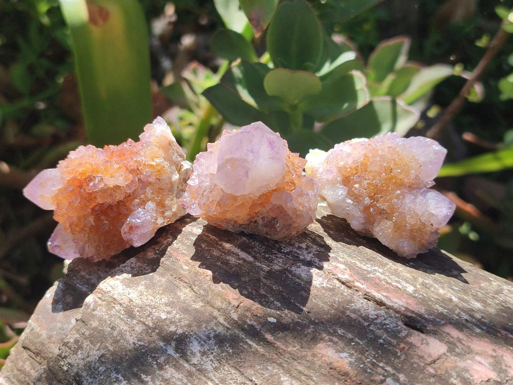 Natural Lilac Spirit Quartz Clusters And Crystals x 28 From Boekenhouthoek, South Africa
