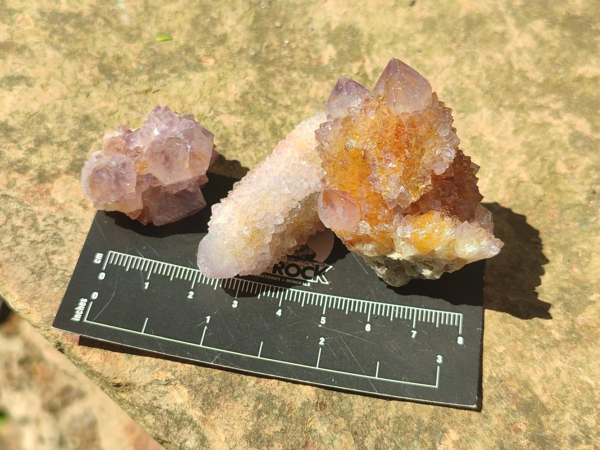 Natural Lilac Spirit Quartz Clusters And Crystals x 28 From Boekenhouthoek, South Africa