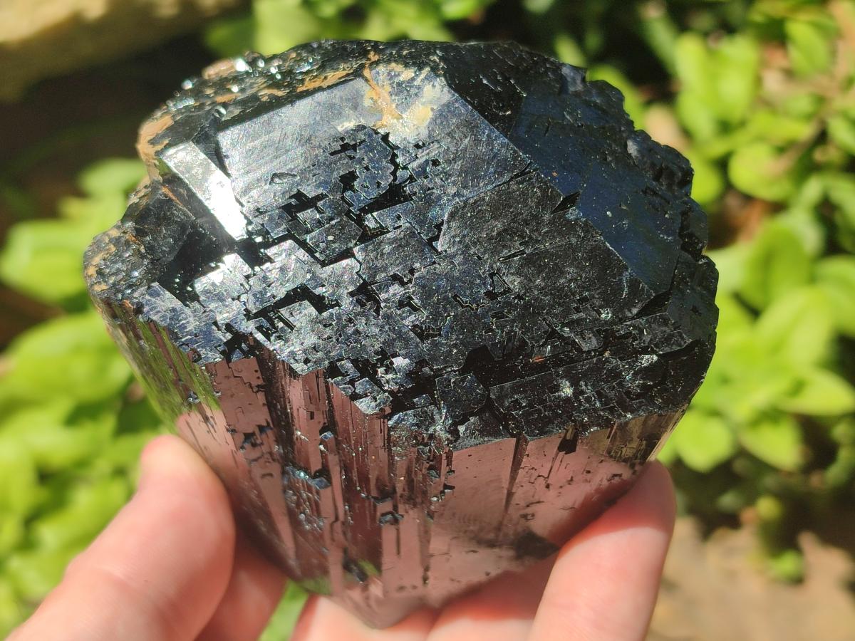 Natural Schorl Black Tourmaline Specimens x 2 From Erongo, Namibia