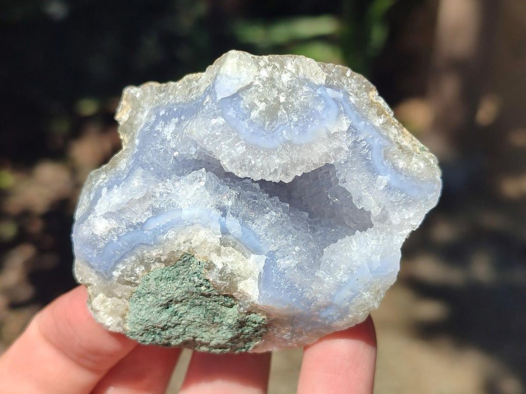 Natural Blue Lace Agate Geodes and Clusters Specimens x 12 From Nsanje, Malawi