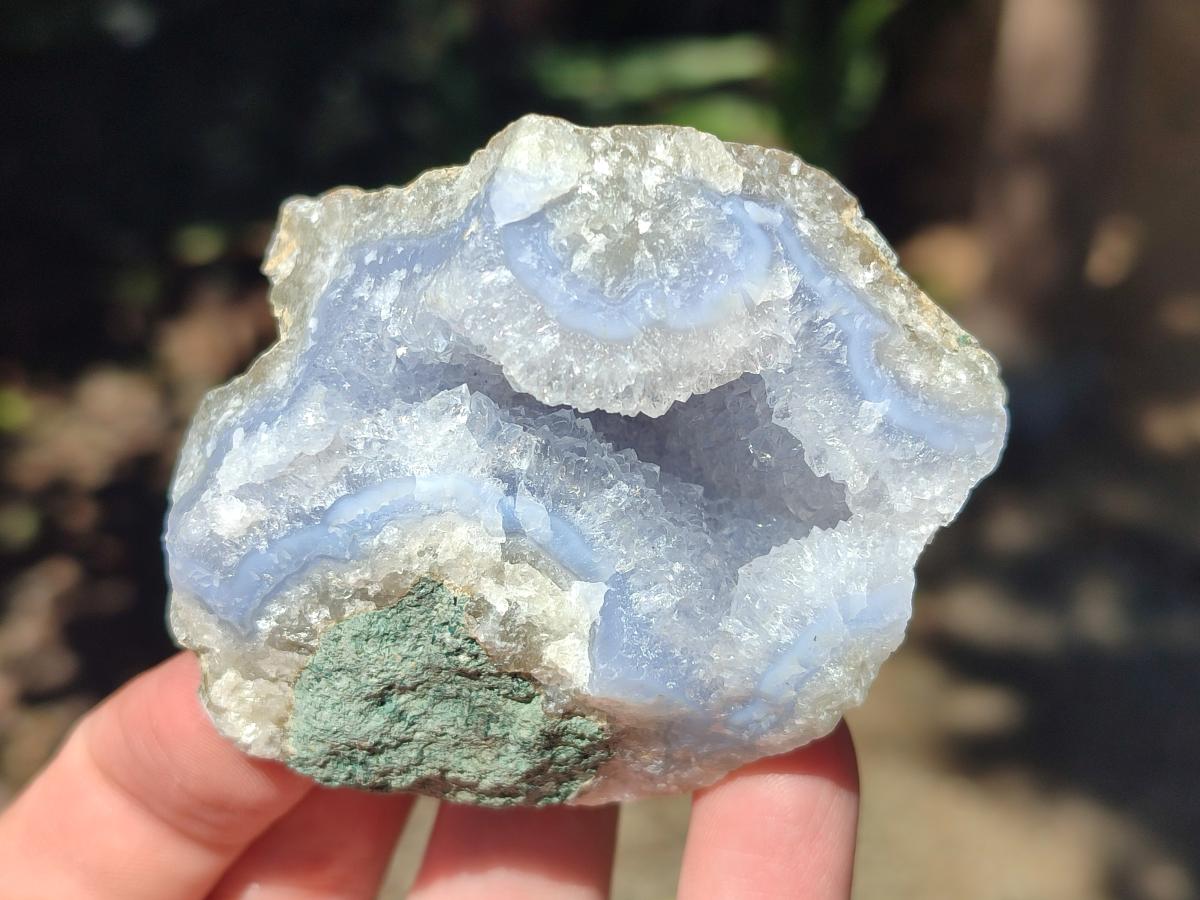 Natural Blue Lace Agate Geodes and Clusters Specimens x 12 From Nsanje, Malawi