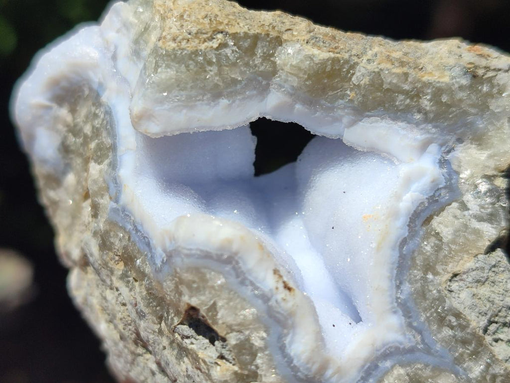 Natural Blue Lace Agate Geodes and Clusters Specimens x 12 From Nsanje, Malawi