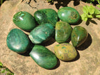 Polished Verdite Free Forms x 12 From Zimbabwe